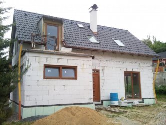 Sádrové omítky RD Středoluky